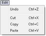 Fig. 1. Edit menu.