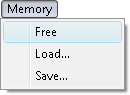 Fig. 1. Memory Free command in menu.