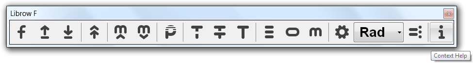 Fig. 1. Contex Help command in toolbar.